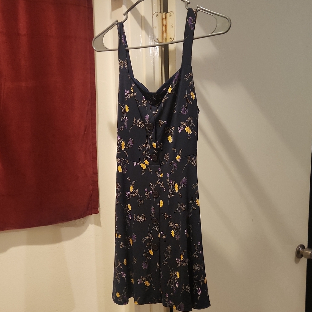 Floral Print Sleeveless Dress